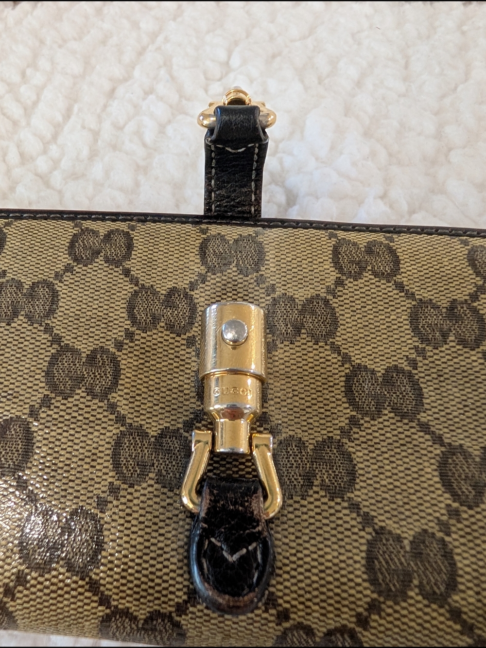 Gucci Brown GG Canvas Continental Wallet with Horsebit Detail - Picture 9 of 9